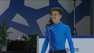 Nikita Starostin 2021 Finlandia Trophy SP [upl. by Eslek]