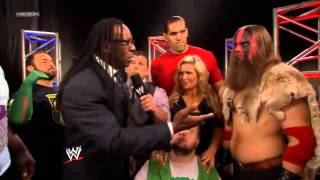 WWE Superstars try to get Booker Ts attention Smackdown WWE App Exclusive 260413 [upl. by Marna]