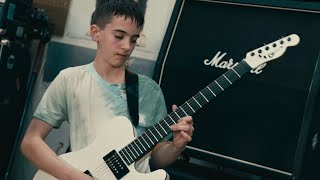 12 yr old Xander Markewich Composes Solo for quotHeretic Anthemquot 🎸  OKeefe Music Foundation [upl. by Isabeau]