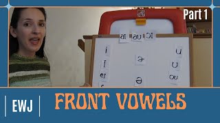 Pronunciation of English Vowel Sounds  Front Vowels Part 1 [upl. by Orlando]