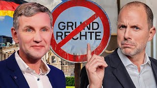 Zerstörung der AfD Verbot Höcke Grundrechte entziehen amp Geld weg  Anwalt Christian Solmecke [upl. by Ledah235]