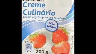 O que é o creme culinário Como utilizar [upl. by Gundry663]