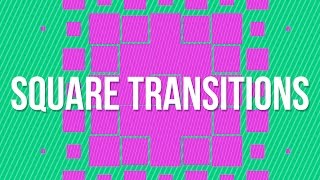 How to Create Square Transitions in After Effects Tutorial [upl. by Chane309]