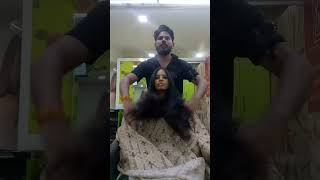 long lears haircut hairstyle professional salon like viralvideo followforfollow youtube [upl. by Bowles]