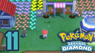 Pokemon Brilliant Diamond  Welcome to Floaroma Town  part 11 [upl. by Yand]