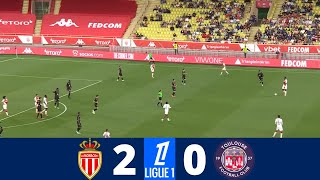 Monaco vs Toulouse 20  Ligue 1 2425  Match Highlights [upl. by Yniar919]