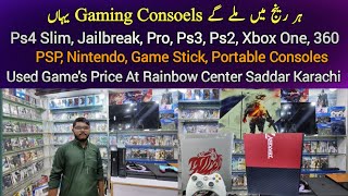 Gaming Consoles Price in Pakistan Ps4 Pro Jailbreak Slim Ps3 Ps2 PSP Xbox One 360 Prices [upl. by Harrus709]