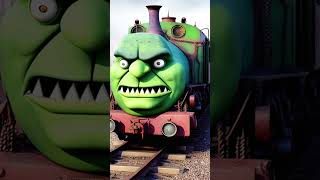 Cursed SCARY ThomasEXE Train Shrek Fallout from Island Sodor 😱 train fallout scarytrain [upl. by Idnir]