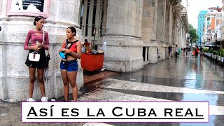 BOULEVARD de SAN RAFAEL 🇨🇺 La VIDA real a CUBA sin CENSURA 🇨🇺 La Habana walking tour 4K [upl. by Lamp927]