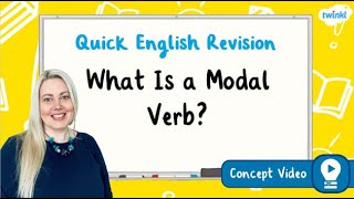 What is a Modal Verb  KS2 English Concept for Kids [upl. by Belayneh790]