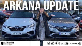 Whats changed  NEW Facelifted Renault Arkana UK Review 2023 [upl. by Oidacra]