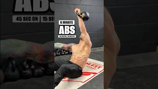 6 Min Kettlebell ABS  Get ready to dig deep on this one kettlebellworkout coreworkout abs [upl. by Ekez]