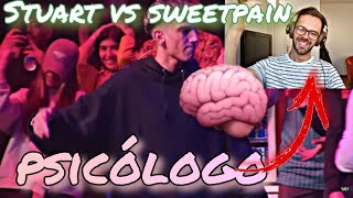 🧠PSICOLOGO ANALIZA🤔 STUART VS SWEET PAIN REACCION  Ligabazooka 2023 [upl. by Idna]