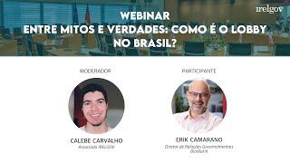 Webinar IRELGOV  Entre mitos e verdades Como é o lobby no brasil [upl. by Patnode945]