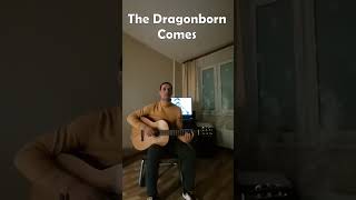 The Dragonborn Comes guitar skyrim tes theelderscrolls [upl. by Anerac3]