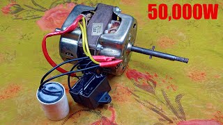 10000Kv New I turns PVC cable into 220v first AC Electric current generator [upl. by Nolasba90]