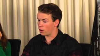 Interview with Dylan OBrien Kaya Scodelario and Will Poulter on The Maze Runner [upl. by Zerk]