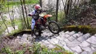 KTM EXC 300 Hard Crash Rekluse Clutch [upl. by Blankenship]