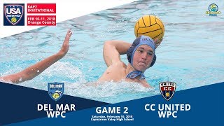 20180210 14U Del Mar WPC v CC United WPC KAP7 Game 2 [upl. by Ketchan363]