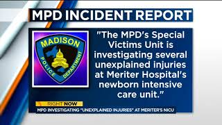 Police investigating unexplained injuries at Meriter Hospitals Newborn Intensive Care Unit [upl. by Chico]