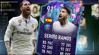 EL MEJOR DEFENSA DE FIFA 23 REVIEW SERGIO RAMOS 91 FLASHBACK TOTY [upl. by Lednar]