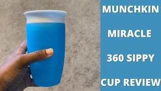 Munchkin 360 Sippy Cup Review  How to Use [upl. by Shaylynn]