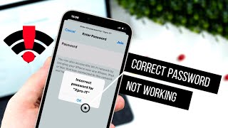 How To Fix WiFi quotPassword incorrectquot on iPhone  Solve WIFI Incorrect Password on iOS 16 [upl. by Rugg]