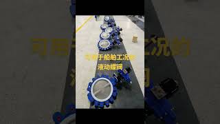 Puowei Valve display Hydraulic butterfly valves for Marine engineering used with hydraulic pumps [upl. by Rigby]