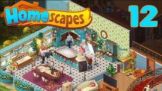 HOMESCAPES STORY WALKTHROUGH  PART 12 GAMEPLAY   iOS  Android [upl. by Nniroc]