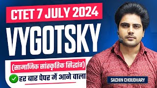 CTET 2024 July LEV VYGOTSKY Theory by Sachin choudhary live 8pm [upl. by Alameda182]