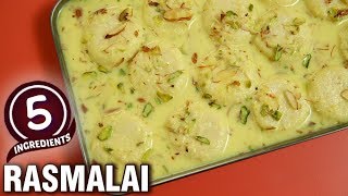 5 Ingredients Recipe  Quick amp Easy Rasmalai Recipe  Indian Dessert  Varun [upl. by Ylenats]