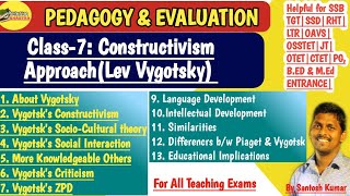 Constructivist ApproachLev VygotskyPedagogy and EvaluationSSB TGT ampRHTSSDOAVSLTRAll Exams [upl. by Oecam]