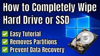 How to Completely Wipe a Hard Drive or SSD [upl. by Sherry]