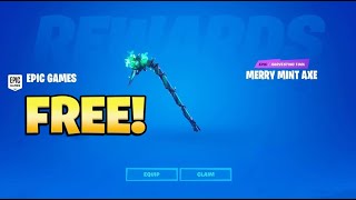 How To Get MINTY PICKAXE for FREE in Fortnite Chapter 5 Season 2 [upl. by Longley]