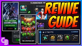 2024 Revive Farming Guide 100 per month  Marvel Contest of Champions [upl. by Aniluj]