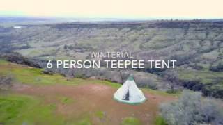 Winterial 68 Person Teepee Tent [upl. by Imrots]