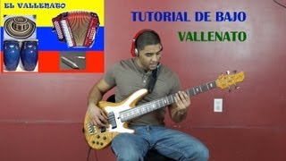 Como Tocar Vallenato  Tutorial de Bajo [upl. by Edak]