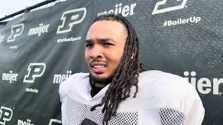 Kydran Jenkins on Purdue memories Senior Day NFL hopes and more [upl. by Hu]