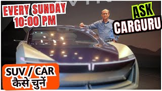 Best SUV in 12 Lakhs ⭐️ Maruti Hyundai Tata Mahindra Kia Citroen amp Honda 🔥 Live With CARGURU [upl. by Eiznyl467]