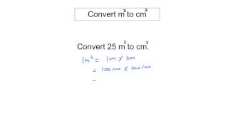 Convert square metre to square centimetre [upl. by Alexi]