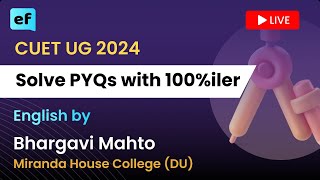 CUET UG Toppers Teaching English  FREE Coaching  Bhargavi Mahto  100iler  Lecture 1 [upl. by Marilyn]