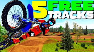 5 AWESOME NEW TRACKS IN MX BIKES [upl. by Nosyd656]