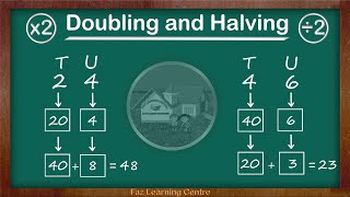 Doubling and Halving  Maths Made Easy  Faz Learning Centre [upl. by Isayg723]