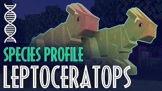 LEPTOCERATOPS 【 Paleocraft 】 Dinosaur Minecraft [upl. by Hartmann]