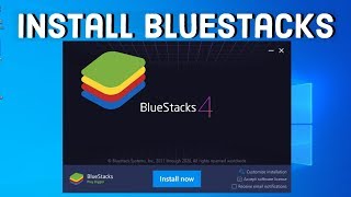 How to Download and Install Bluestacks 4 on Windows 10 [upl. by Ynnavoig]