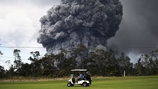 Hawaiis Kilauea volcano erupts [upl. by Adianes703]