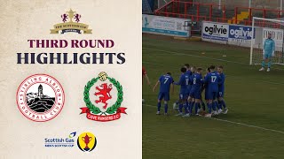 Stirling Albion 02 Cove Rangers  Scottish Gas Mens Scottish Cup Third Round Highlights [upl. by Norha526]