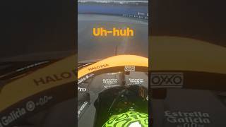 Lando Norris and McLaren joke around Voiceover  Audio edit f1 landonorris [upl. by Ainak]