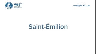 How to say it Saint Émilion [upl. by Nyllewell]