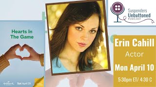 Actor Erin Cahill joins us to talk about her upcoming Spring into Love movie Hearts In The Game [upl. by Tammie]